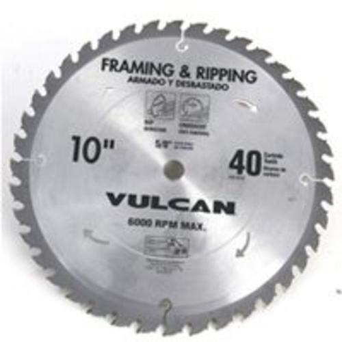 Vulcan 415721OR 40T Fast Cut Carbide Circular Saw Blade 10"