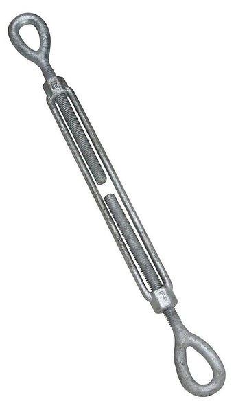 Stanley N177-410  Galvanized Eye Eye Turnbuckle, Forged Steel