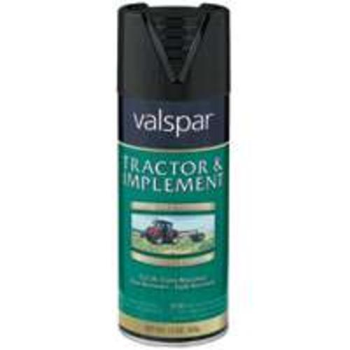 Valspar 18-5339-16 Tractor & Implement Spray Paint, 16 Oz, Gloss Black