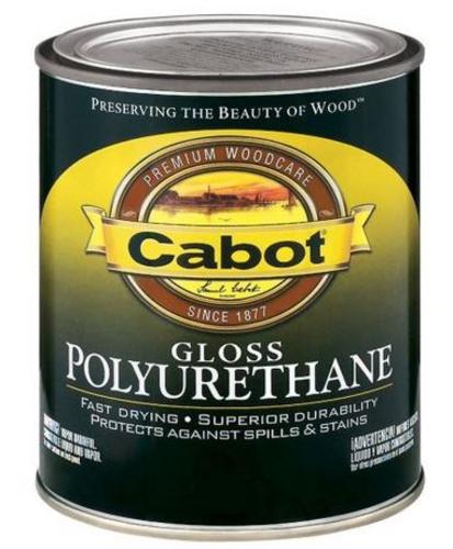 Cabot 144.0018010.003 Interior Polyurethane, 1/2 Pint, Gloss