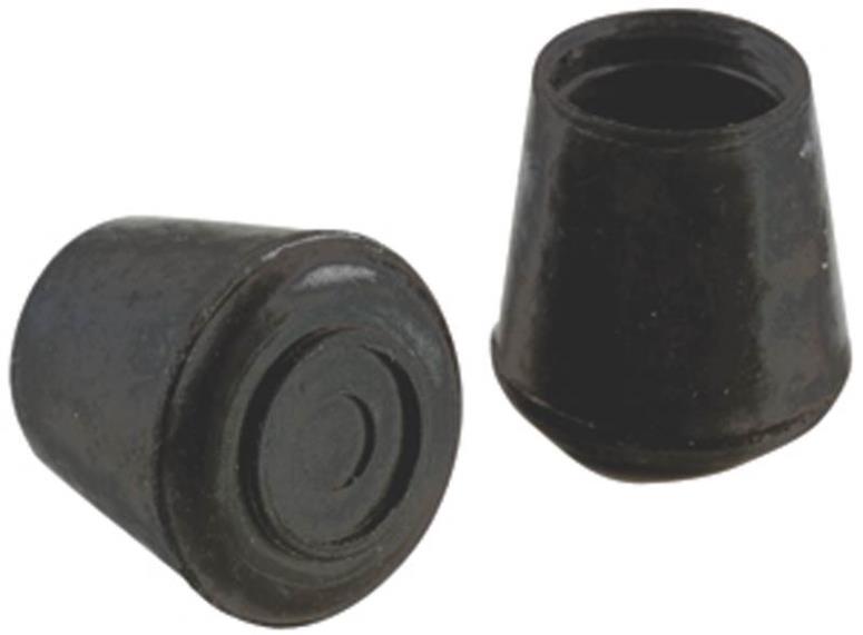 Shepherd Hardware 9127 Furniture Leg Tips, 7/8", Black