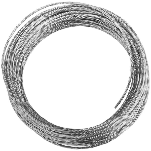 National Hardware N260-307 Light-Duty Braided Wire, #2 x 25', Galvanized