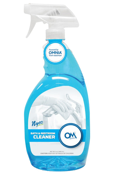 Nyco OM108-QPS9 OM1 Series Bath & Restroom Cleaner, 32 fl oz.