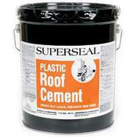 Henry SS007070 Superseal Plastic Roof Cement, 5 Gallon, Black