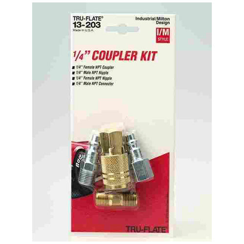 Tru-Flate 13203 Air Quick Connect4pc Kit