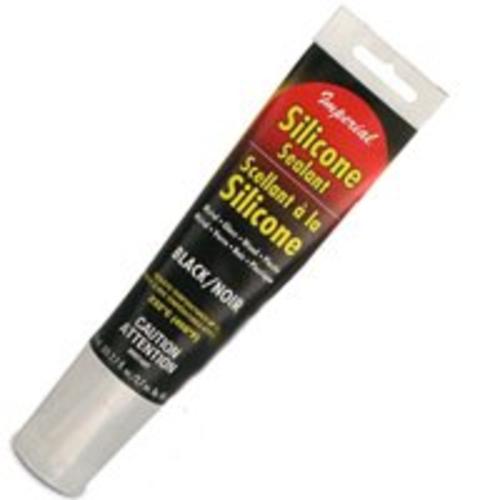 Imperial KK0309 Silicone Sealant, 2.7 Oz, Black