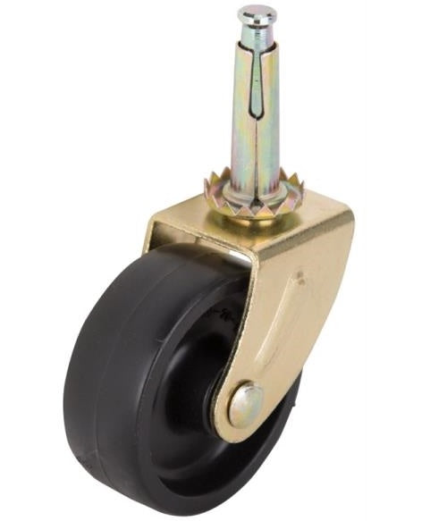 Prosource JC-B23-PS Swivel Casters, 2", Bright Brass, 2/Pack