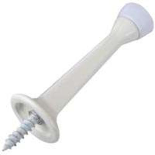 Mintcraft CL-208C-WH3L Baseboard Door Stop, 3-1/8", White