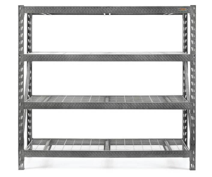 Gladiator GARS774SZG Tool Free Rack Shelving, 77" W X 72" H X 24" D