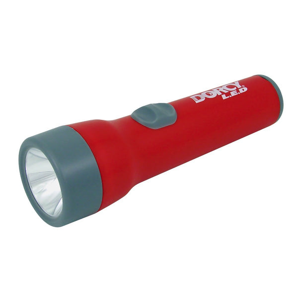 Dorcy 41-2460 Deluxe High Impact Resin LED Flashlight, 25 Lumens