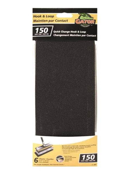 Gator 8692-10 Hook and Loop Drywall Refill Sheet, 150 Grit