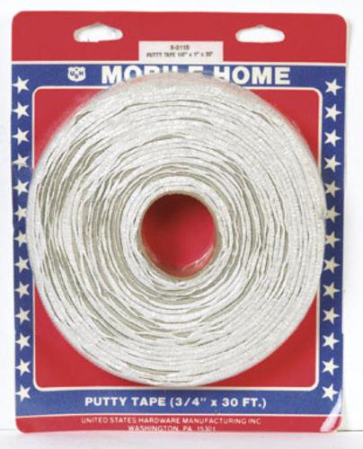 Us Hardware R-011B Putty Tape 1/8" x 1" x 30&#039;, Gray