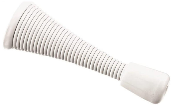 Prosource H62-B045C-PS Flexible Baseboard Doorstop, Heavy-Duty, White