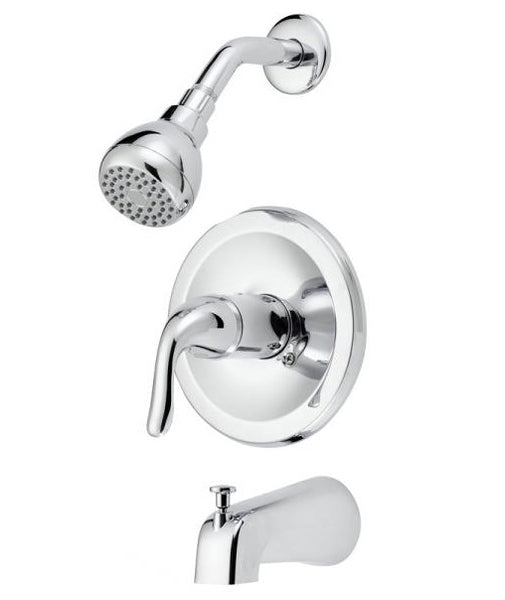Boston Harbor TQ-F1214517CP Tub And Shower Faucet, 2 GPM