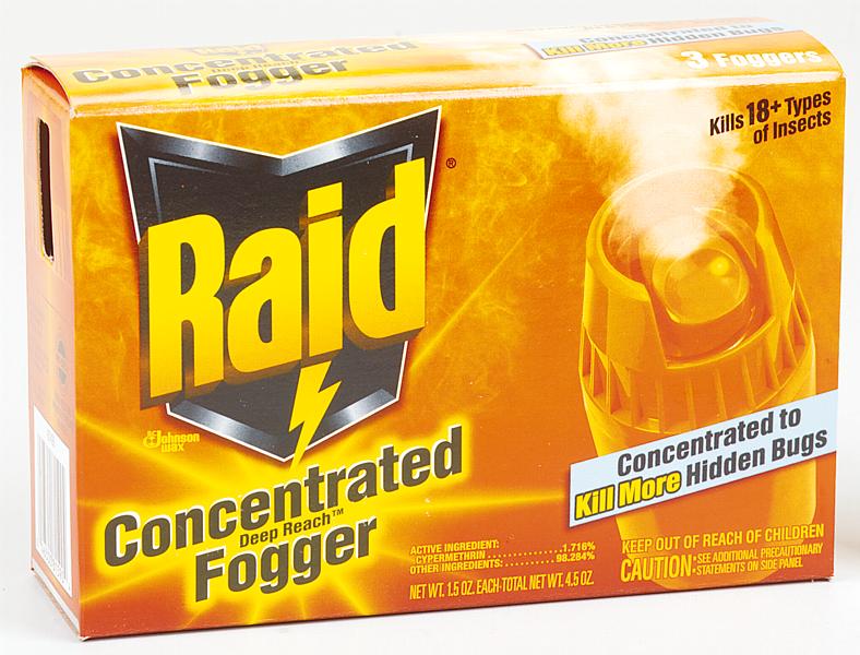 Raid 81590 Deep Reach Insect Fogger, 1.5 Oz, Box of 3