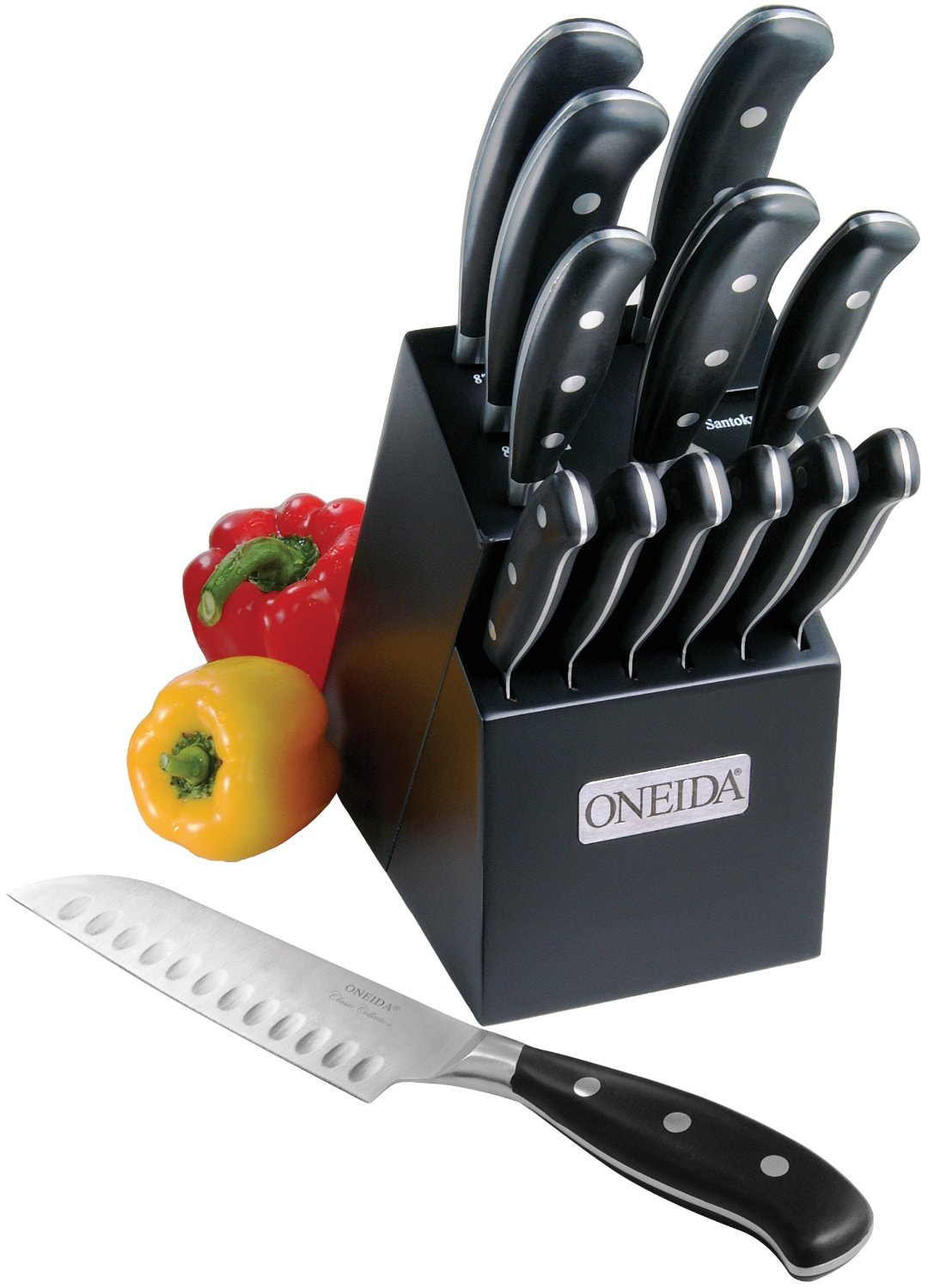 Oneida 55086 Knife Block Set, 14 Piece
