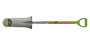 Ames 2531700 Drain Spade With Wood Handle, 14 Gauge
