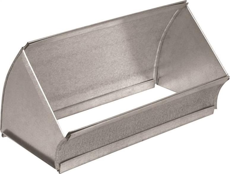 Imperial GV0048-C Stack Elbow Short Way, 45 Degree, 3-1/4" Dia. x 10"