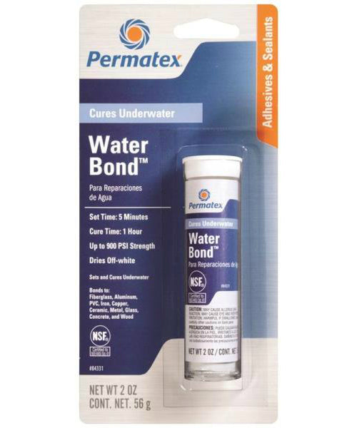 Permatex 84331 Water Bond Epoxy Putty, 2 Oz