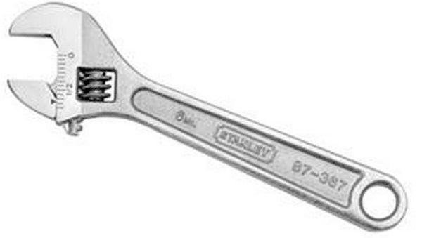 Stanley 87-369 Adjustable Wrench, 8"