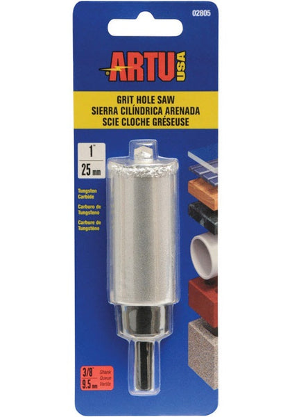 Artu Usa 02805 Tungsten Carbide Grit Hole Saw, 1"