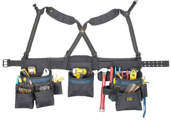 CLC 2617 28-Pocket Framing Master Tool Belt, Ballistic Nylon, 28 Pockets