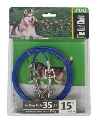PDQ Q2315-000-99 Dog Tie Out, 15'
