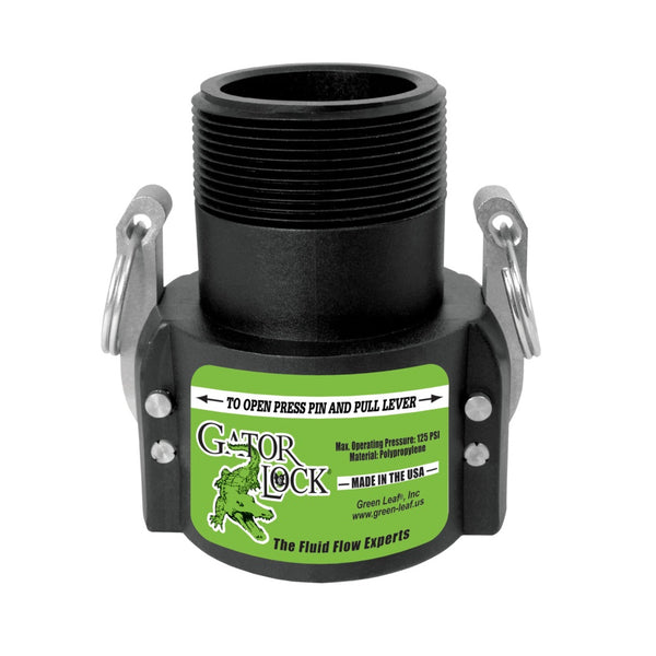 Green Leaf GLP300B CamLock Coupler, Polypropylene
