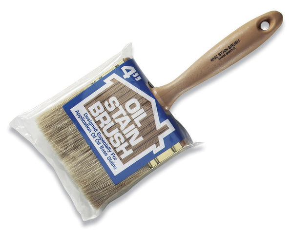 Wooster 4052-4 Oil Stain Brush, 4"