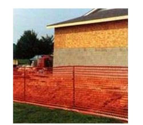 Mutual Industries 14993-50 Safety Fence, Orange