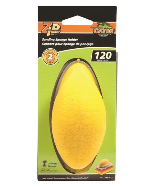 Gator 7233-012  Zip Sanding Sponge Holder Kit, Medium Grade, Aluminum Oxide Grain