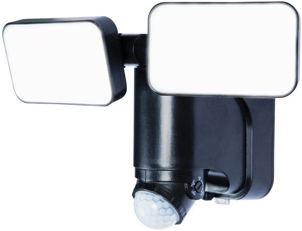 Heath Zenith HZ-7163-BK Solar Powered Motion Sensor Security LED Light, Black