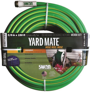 Swan SNHR58150 Garden Reel Hose, 5/8" x 150'