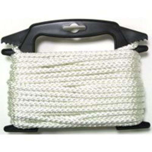 The Lehigh ND650-4W Diamond Braid Nylon Rope 3/16"x50'