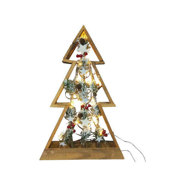 Santas Forest 58406 Christmas Wood Tree, Metal
