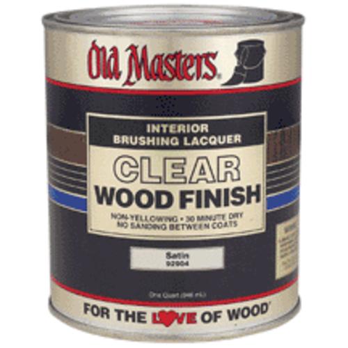 Old Masters 92904 Clear Wood, Satin, 1 Quart
