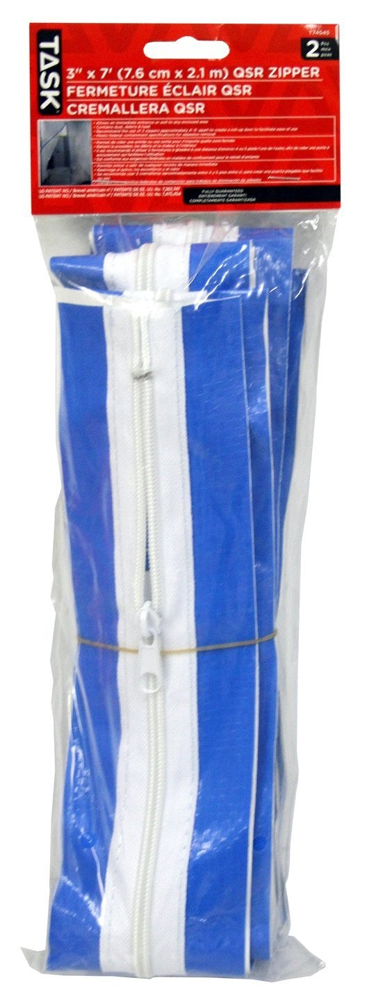 Task Tools T74545 Quick Support Rod Zipper, 3" x 7"