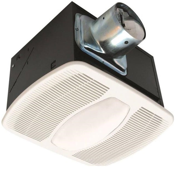 Air King AK100L Deluxe Quiet Exhaust Fan with Light & Night Light, 100 CFM