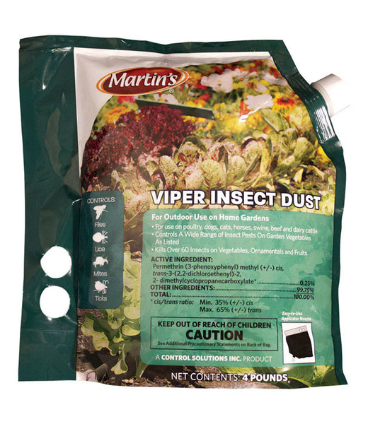 Martin's 82104017 Viper Insecticide Dust, 4 Lb