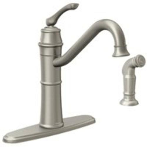 Moen 87999SRS One-Handle High Arc Spot Resist Kitchen Faucet, Stainless