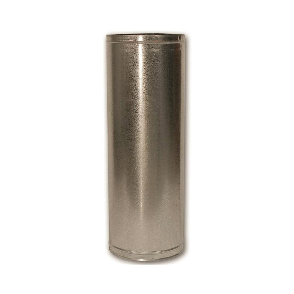 FMI 36-8DM Double Wall Insulated Chimney Pipe, Steel, Galvanized, 8" x 36"
