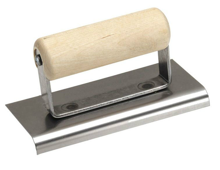 Marshalltown CE502S Stainless Steel Concrete Edger, 6" x 2-1/2"