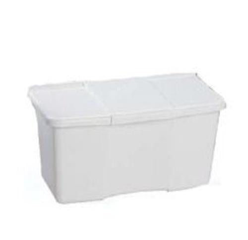 Ben-Mor CS78012 Plastic Clothespin Box, White