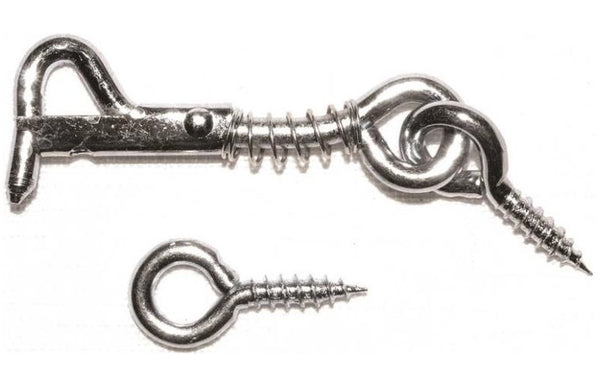 Prosource LR-410-PS Safety Gate Hooks & Eyes, 2", Zinc Plated