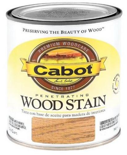 Cabot 144.000133.005 Interior Oil Wood Stain, 1 Quart, Limed Oak