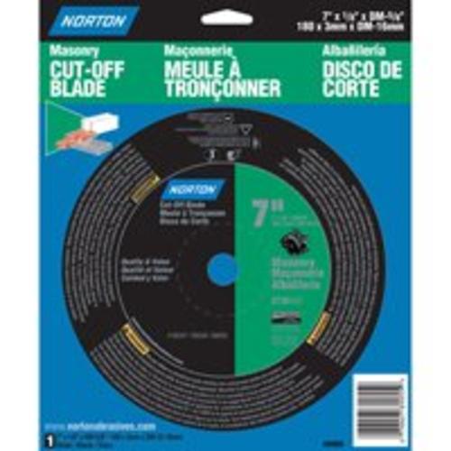 Norton 07660789055 Masonry Cut-Off Wheels, 7" x 1/8" x Dm -5/8"