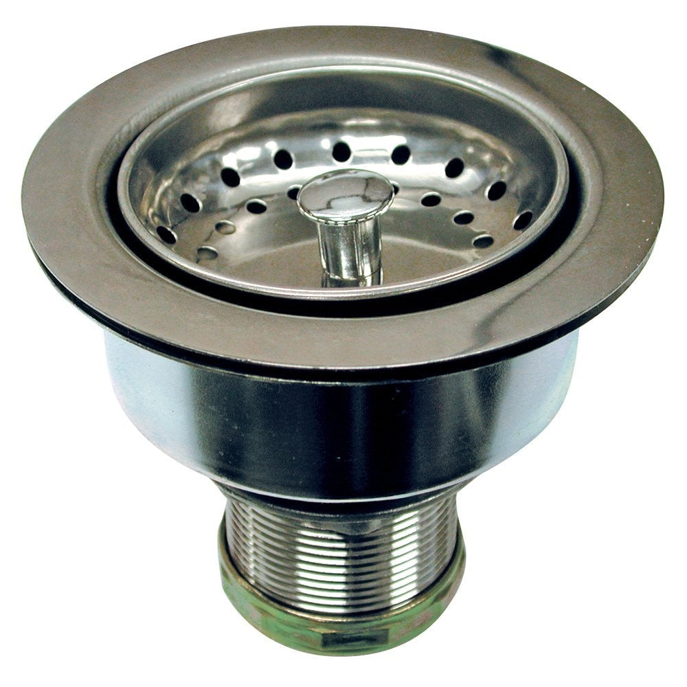 Danco 86803 Basket Strainer Assembly, Stainless Steel, 3-1/2"