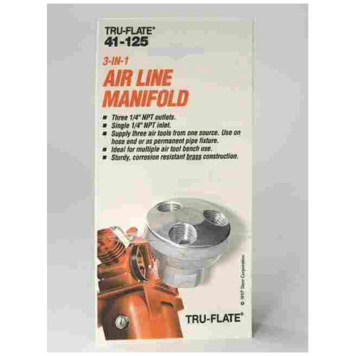 Tru-Flate 41125 Air Manifold 3-1