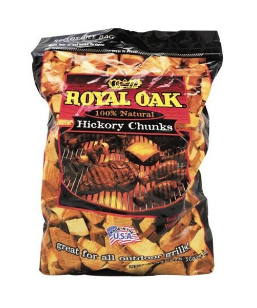 Royal Oak 197-300-163 Hickory Chunks, 6 Lb