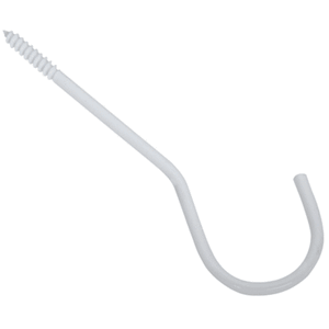 Stanley Hardware 275-206 Ceiling Hooks, White, Large, 6"
